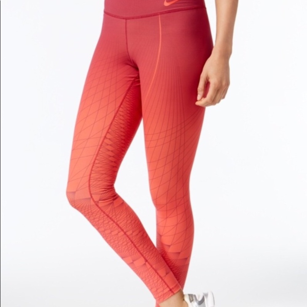 Nike Power Printed Legendary Tights Leggings Sz XS